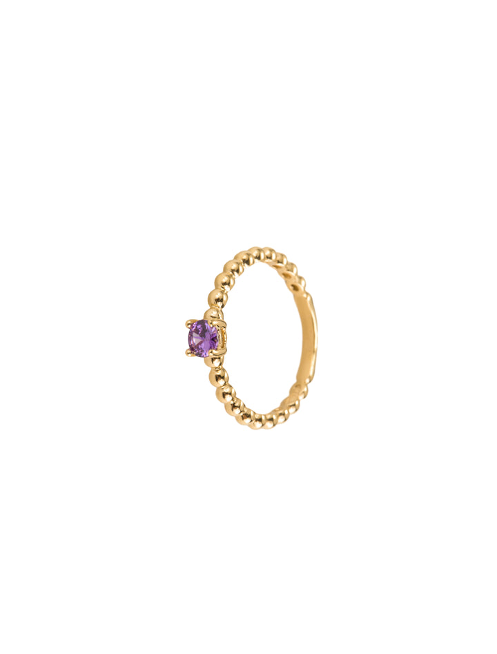 18K GOLD BUBBLY SPARKLE RING