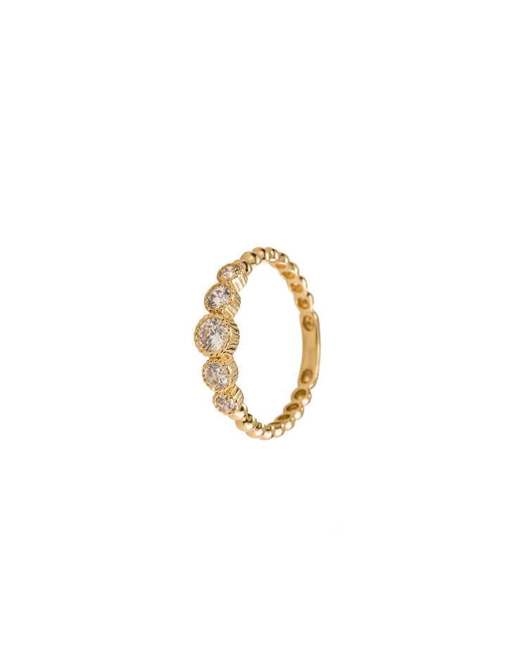 18K GOLD ILLUSION RING