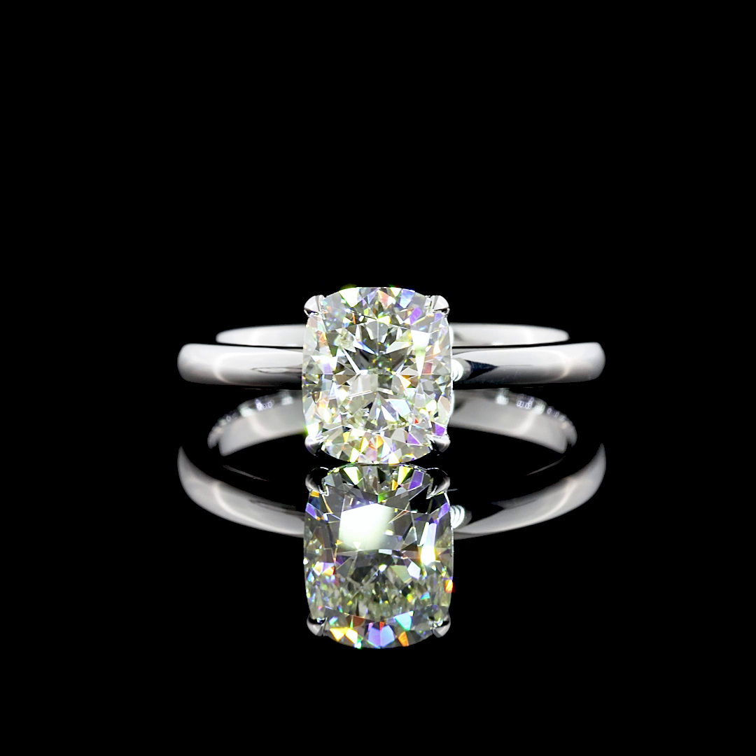 14K WHITE GOLDSolitaire Ring