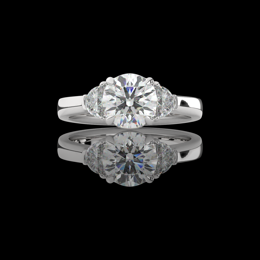 PLATINUM3 Stones Ring