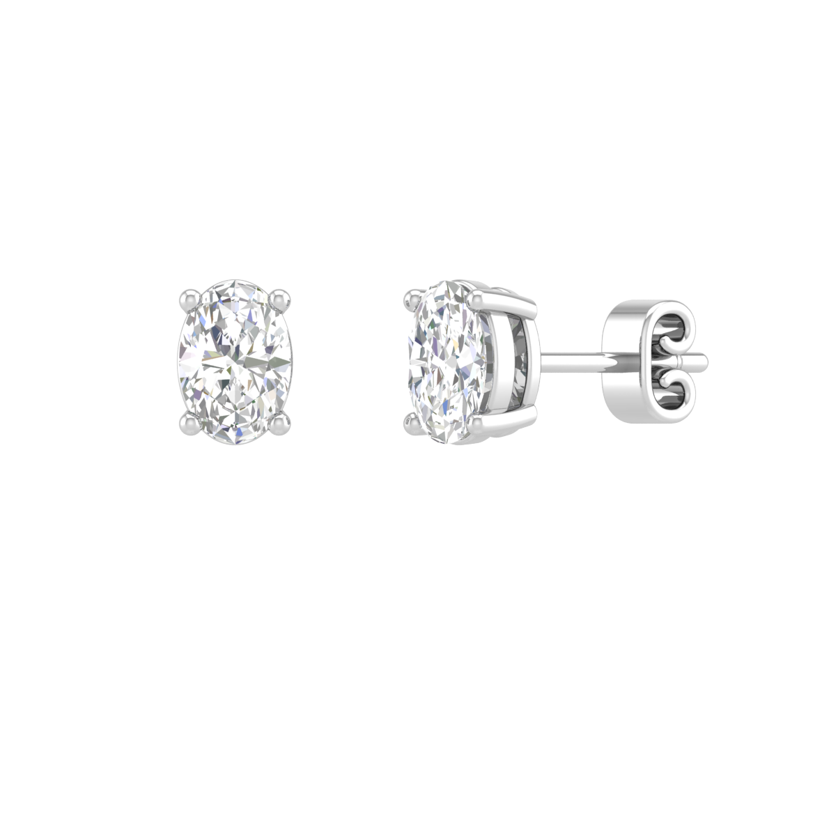 18K WHITE GOLDStuds Earrings