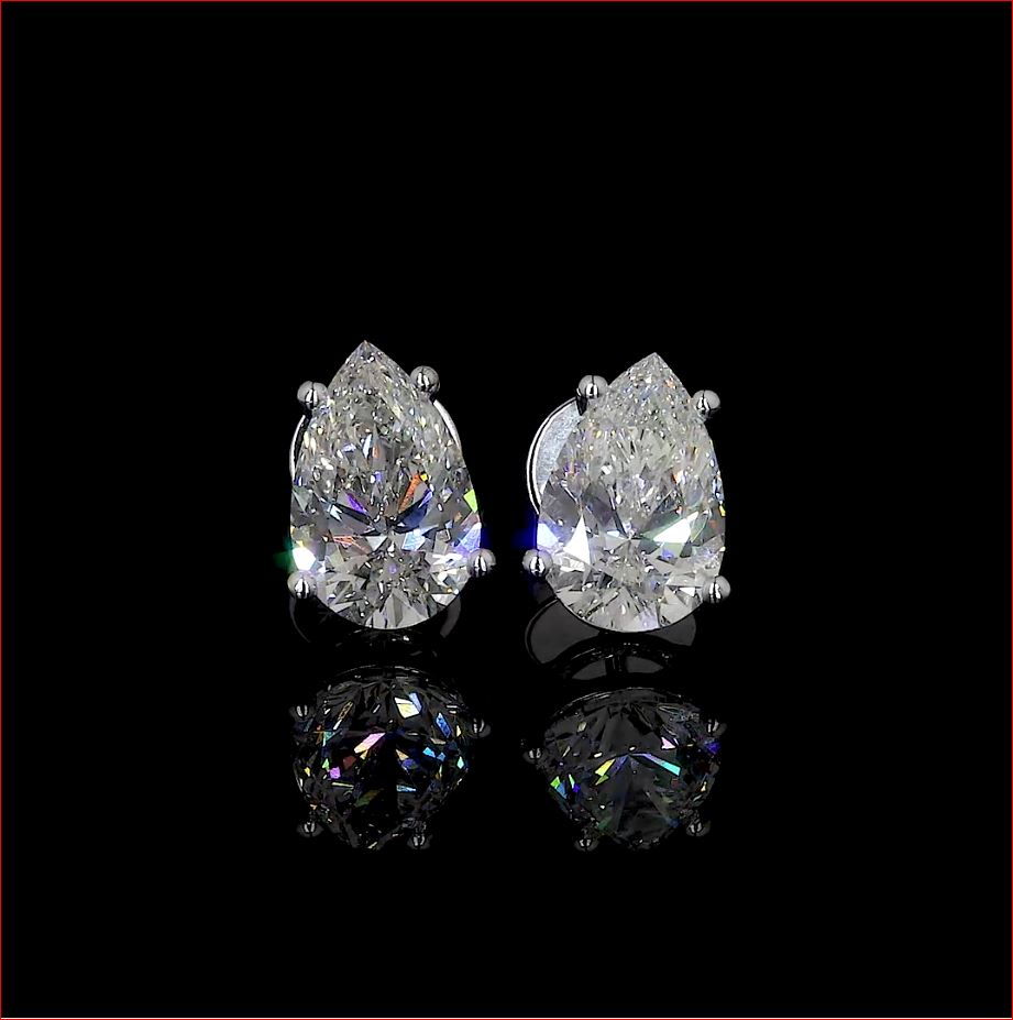 14K WHITE GOLDStuds Earrings